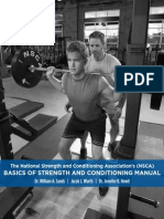 Basics of Strength and Conditioning