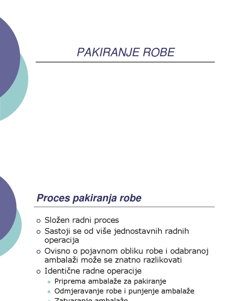 7 Pakiranje Robe | PDF