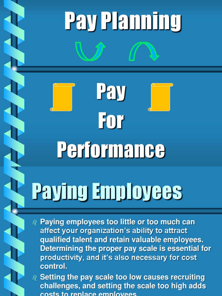 Pay Planning Employment Salary