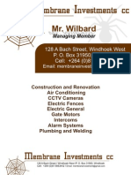 Membrane Investment Business Cards & Letterhead