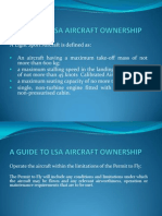 A Guide to Lsa Aircraft Ownership