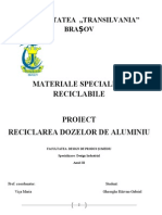 Proiect Materiale Reciclabile