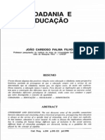 Palma Filho, João Cardoso, Cidadania e Educação.