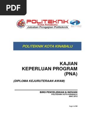 Program Need Analysis Report For Dka Program Pdf