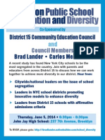 District 15 Segregation & Diversity Forum