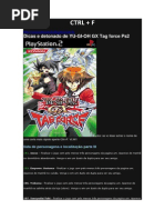 Download Dicas e Detonado de Yu-Gi-Oh GX Tag Force PS2 by Gustavo Palazzolli Villela SN224702863 doc pdf