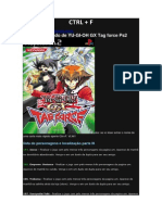 Download Dicas e Detonado de Yu-Gi-Oh GX Tag Force PS2 by Gustavo Palazzolli Villela SN224702863 doc pdf