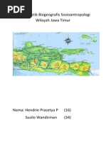 Download Karakteristik Biogeografis Sosioantropologi Wilayah Jawa Timur by Vita Sonya SN224703427 doc pdf