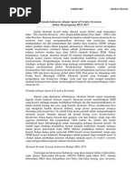 Download Pemuda Indonesia Sebagai Agent of Creative Economy Dalam Menyongsong MEA 2015 by Dennis Givari SN224704024 doc pdf
