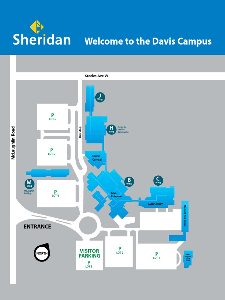 Sheridan Davis Campus Map