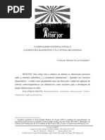 Artigo Sobre Jornalismo Internacional