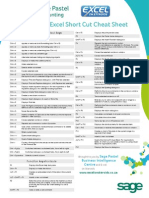 Excel Ctrl and Function Key Shortcuts