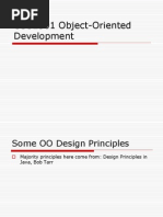 Object Oriented Principles