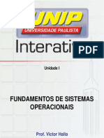 Slides Fundamentos de Sistemas Operacionais Unidade I