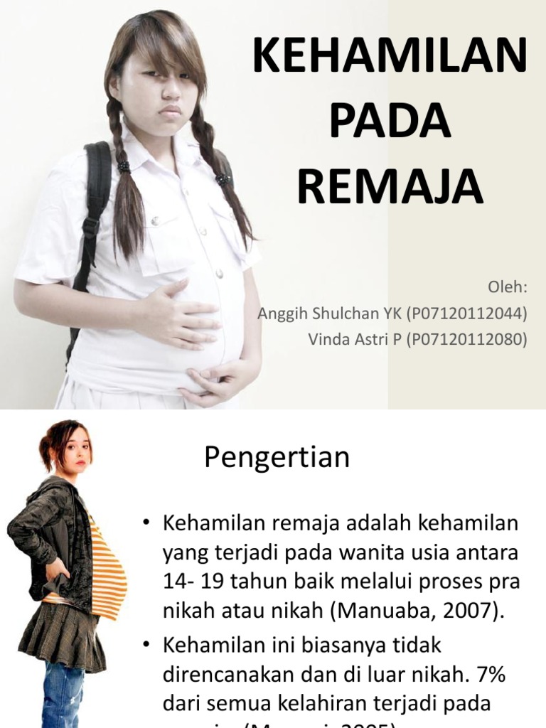 Presentasi Kehamilan Pada Remaja Pdf