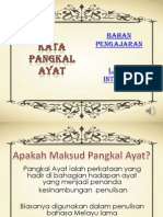 Kata Pangkal Ayat