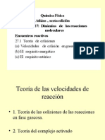 Dinámica de  las reacciones moleculares