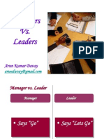 51588441 Managers vs Leaders 45 Differences