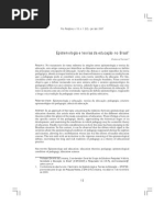 Epistemologia e Teorias Da Educação No Brasil