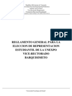 Reglamento General Eleccion Cee Unexpo 2014