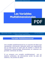 Las Variables Multidimensionales
