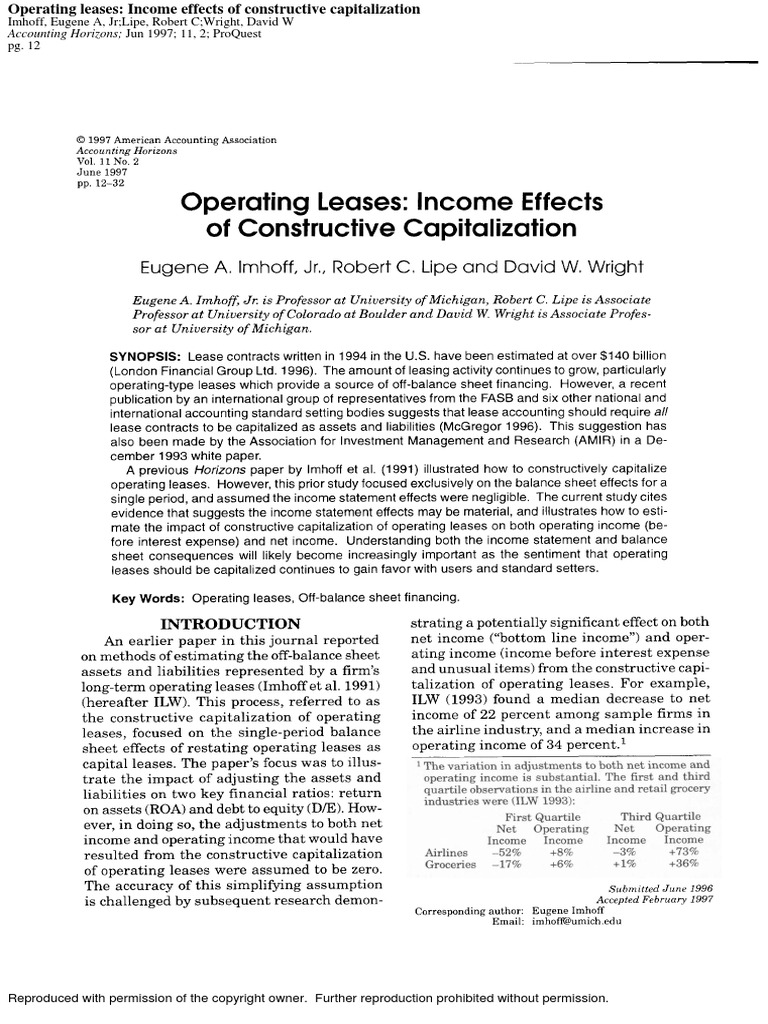 Accounting Horizons Jun 1997 11, 2 Proquest PDF