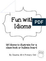 Fun With Idioms: 26 Idioms To Illustrate For A Class Book or Bulletin Board