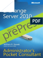 Exchange 2010 Sample Admin Pocket Consultant