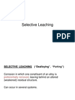 Lecture 8 - Selective Leaching