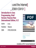 Introduction to Java Programming, Brief Version 9e