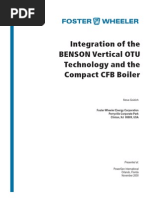 Benson Aplicado a Caldeiras de Leito Fluidizado