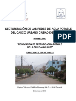 Sectorizacion de Las Redes de Agua Potable_Changay