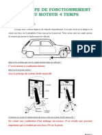 Le Principe de Fonctionnement Moteur 4 Tps