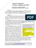 Prestação de contas dos delegados  da chapa “UNE é pra lutar” da UFSCar ao 51° CONUNE 