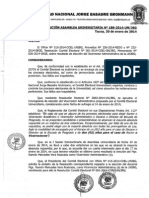 Au1862014 Resolucion de La Eleccion Fraudulenta y Corrupta Devicerector Administrativo Unjbg de Tacna