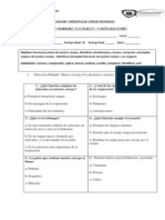 El cuerpo humano: Evaluación formativa sobre huesos y articulaciones