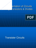 Implementation of Circuits Using Transistors & Diodes