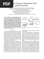 Microrobotic Control of Paramecium Cells Using Galvanotaxis