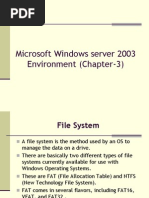 Microsoft Windows Server 2003 Environment (Chapter-3)