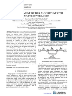 Enhancement of DES Algorithm With Multi State Logic