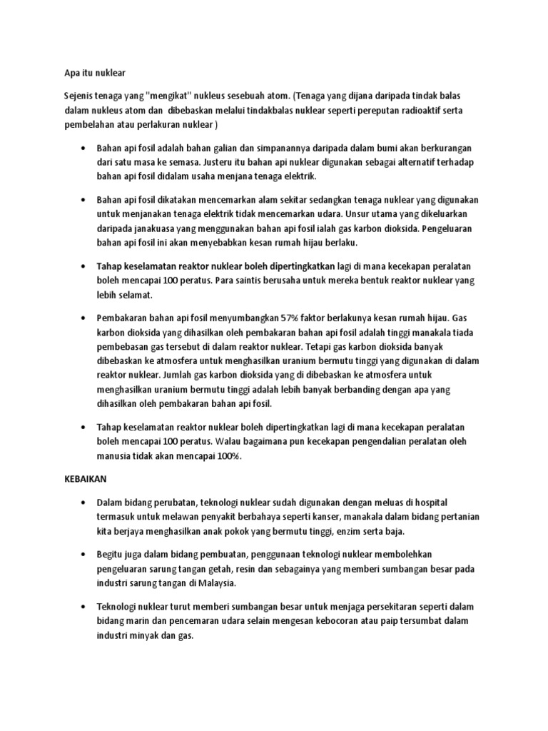 Apa Itu Nuklear Pdf