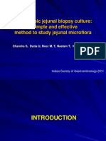 Endoscopic Jejunal Biopsy Culture: A Simple and Effective Method To Study Jejunal Microflora