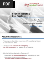 Download Solution Marketing Best Practices and Case Studies Software by snrobins SN22478869 doc pdf
