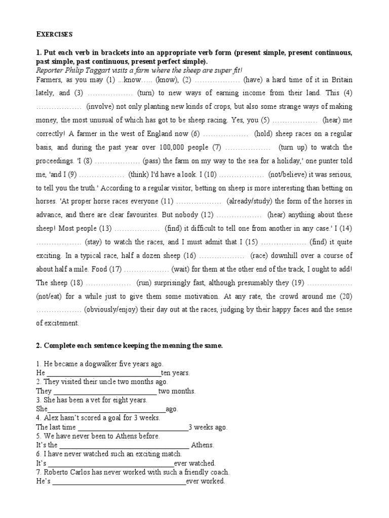 Homework EF I | PDF | Home & Garden