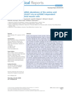 Insulin Increases MRNA Abundance of the Amino Acid Transporter SLC7A5-LAT1