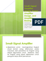 Small-Signal Amplifier Design