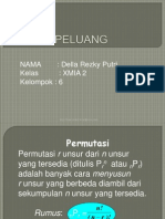 Presentasi Matematika Kelas Xi Peluang