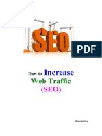 How to Increase Web Traffic SEO