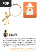 Cliente Oculto Bar Do Jonas