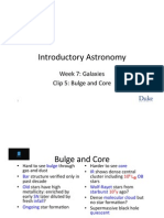 Introductory Astronomy: Week 7: Galaxies Clip 5: Bulge and Core